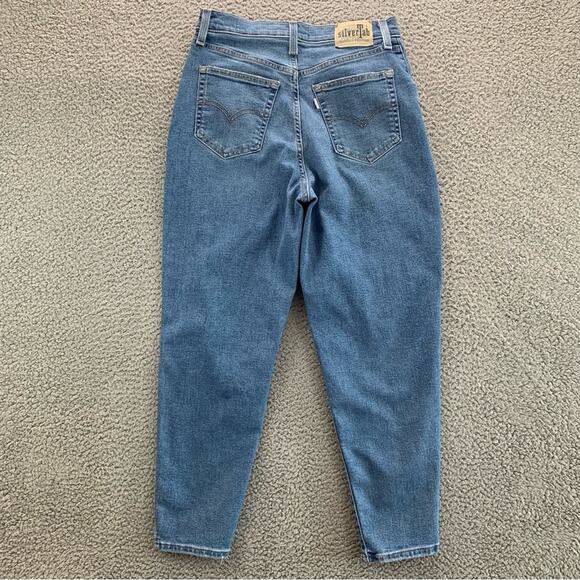 Levi's Silvertab High Waisted Mom Jeans Tapered Women's Jeans  -  Size:  28 - Picture 3 of 16